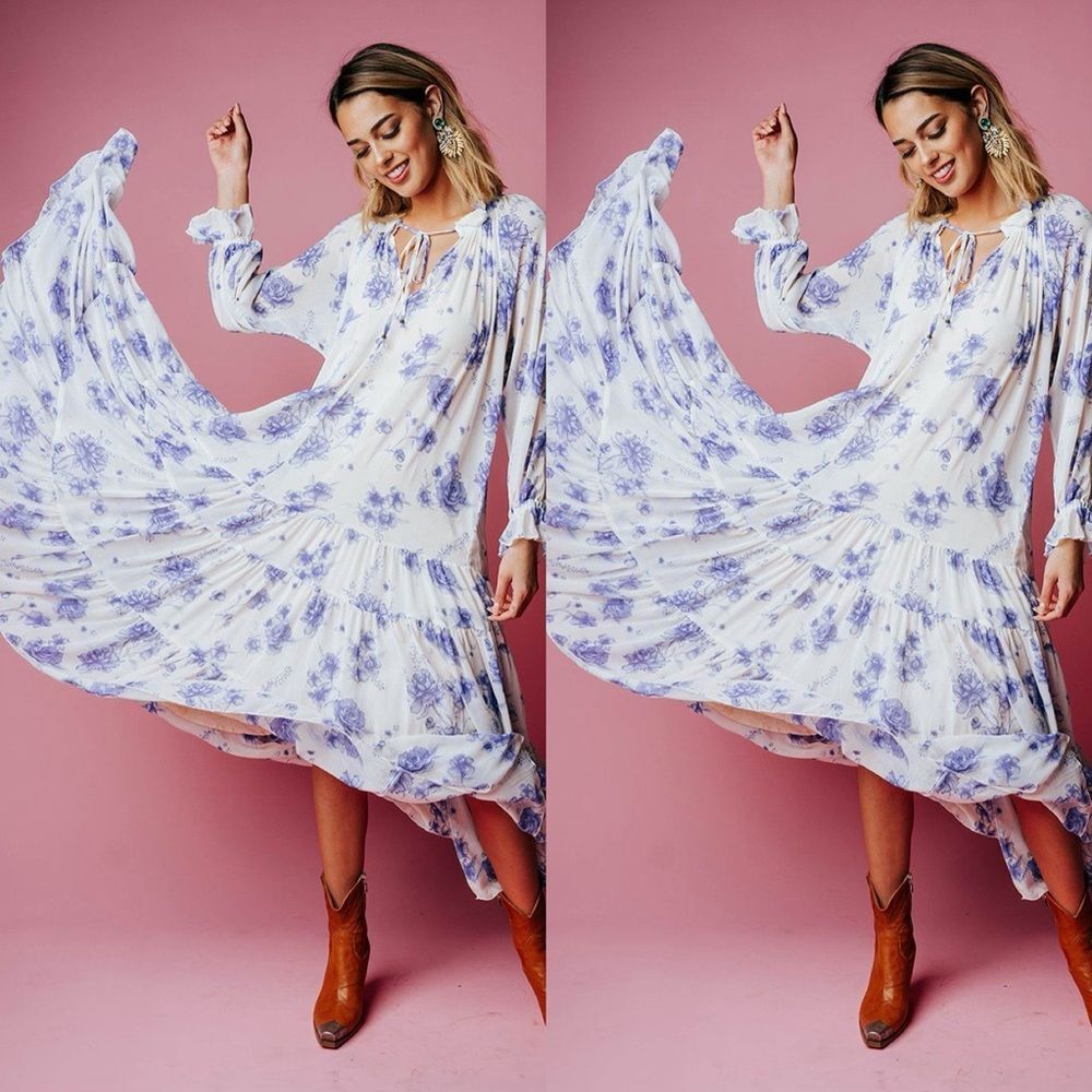 Free People Feeling Groovy Maxi Dress
